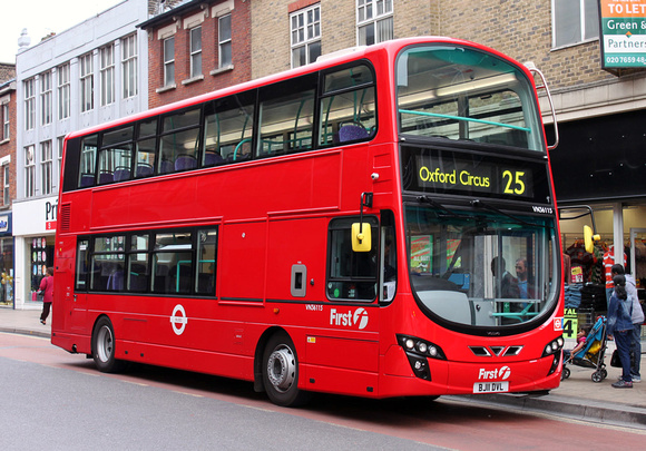 Route 25, First London, VN36115, BJ11DVL, Ilford
