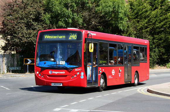 Route 246, Stagecoach London 36547, LX13DJV, Hayes