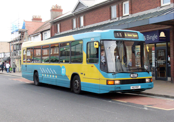 Route 11, Blackpool Transport 132, H2FBT, Cleveleys