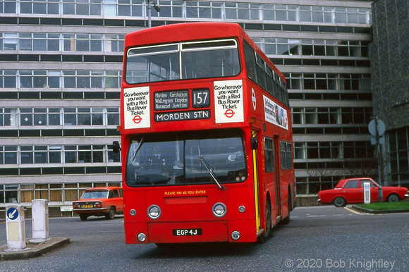 Route 157, London Transport, DMS4, EGP4J, Croydon