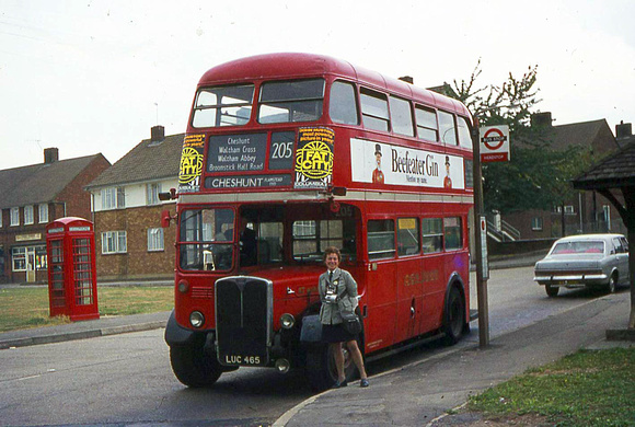 Route 205, London Transport, RT4116, LUC465, Upshire