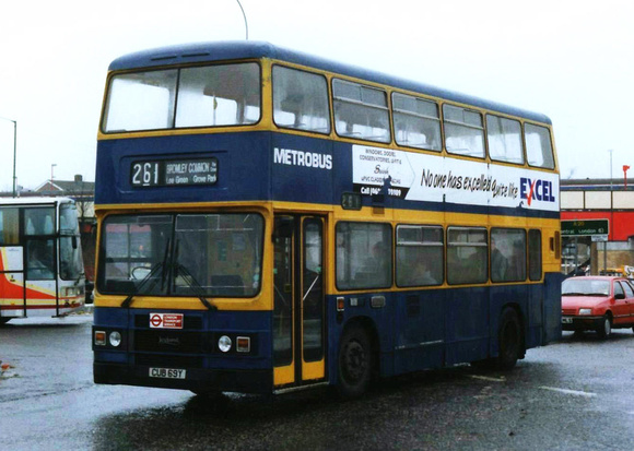 Route 261, Metrobus, CUB69Y, Lewisham