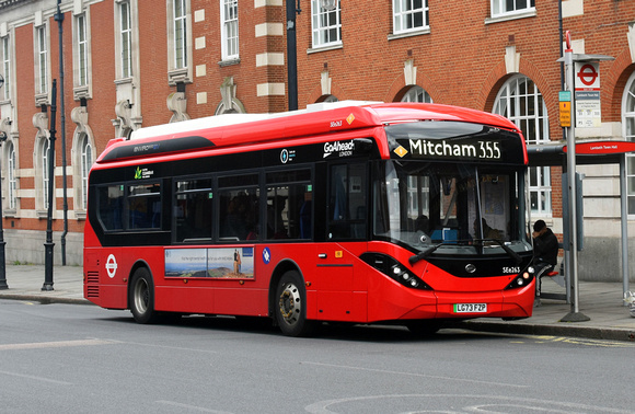 Route 355, Go Ahead London, SEe263, LG73FZP, Lambeth Town Hall