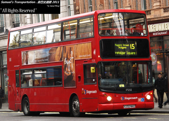 Route 15, Stagecoach London 17232, X232NNO