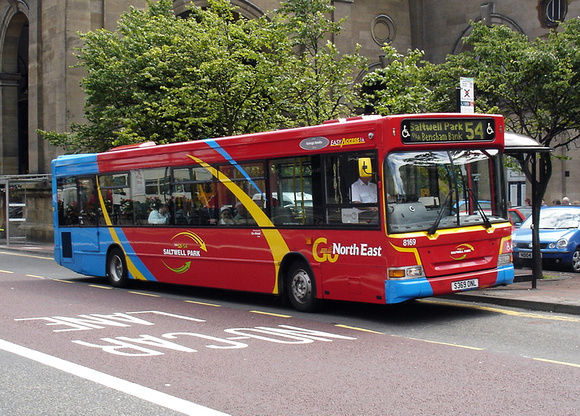 Route 54, Go North East 8169, S369ONL, Newcastle
