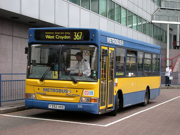 Route 367, Metrobus 392, Y392HKE, Croydon