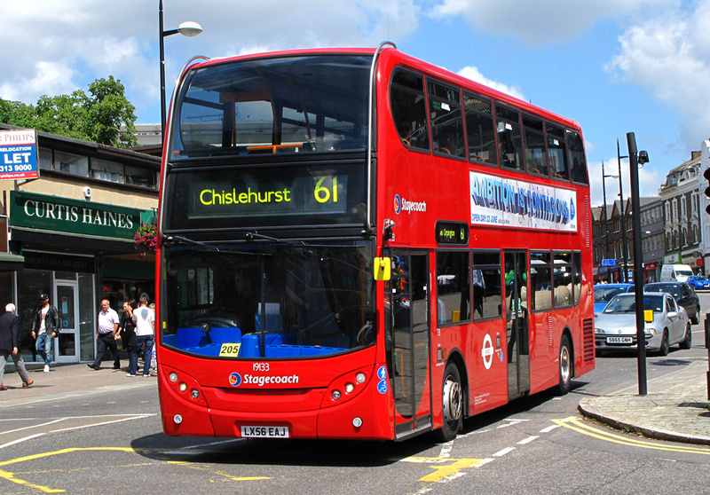 London Bus Routes | Route 61: Bromley North - Chislehurst | Route 61