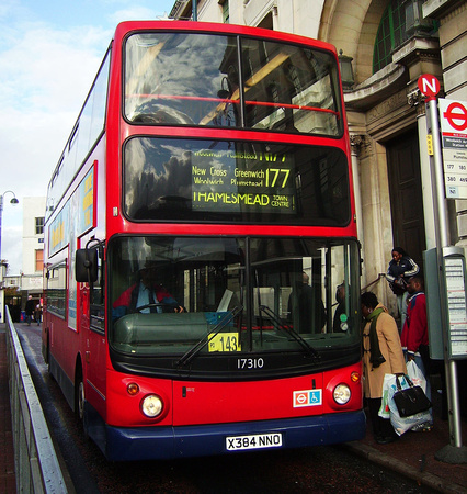 Route 177, Selkent ELBG 17310, X384NNO, Woolwich