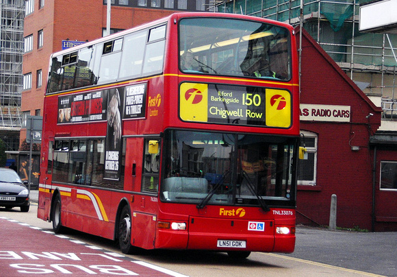 Route 150, First London, TNL33076, LN51GOK, Ilford