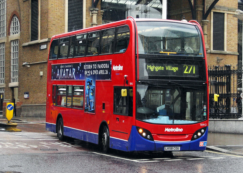 London Bus Routes Route 271  Highgate Village Moorgate  Finsbury Square