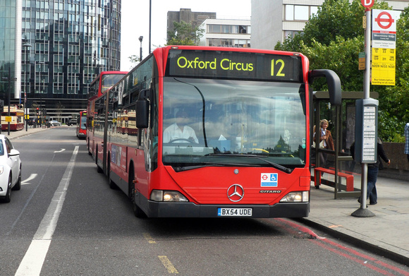 Route 12, London Central, MAL76, BX54UDE, Westminster Bridge