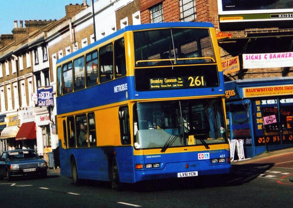 Route 261, Metrobus 427, LV51YCN, Lewisham