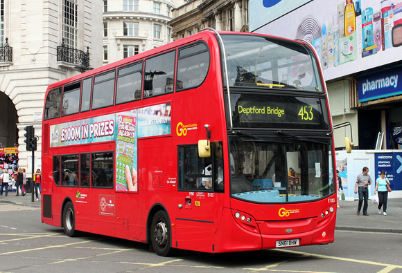 Route 453, Go Ahead London, E183, SN61BHW, Piccadilly Circus