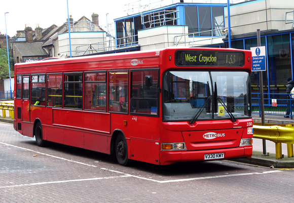 Route T33, Metrobus 330, V330KMY, West Croydon