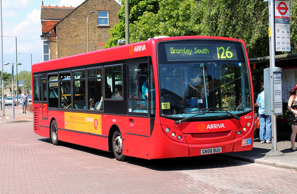 Route 126, Arriva Kent Thameside 4024, GN58BUU, Bromley