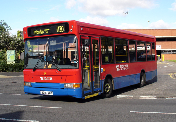 Route H20, Travel London 308, V308MDP, Hounslow
