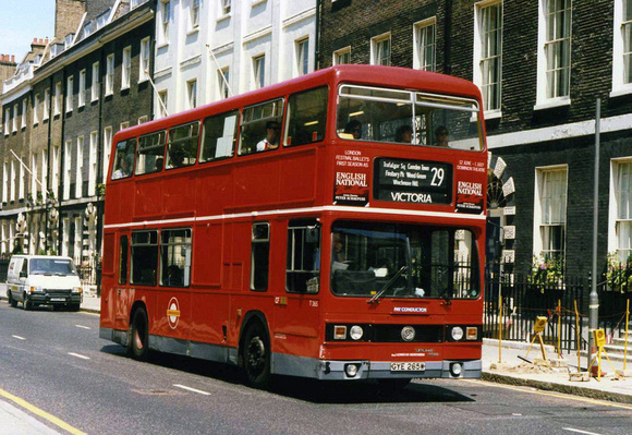 Route 29, London Transport, T265, GYE265W, Bedford Square