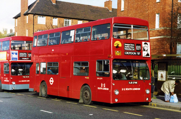 Route 109, South London Buses, DMS2379, OJD379R, Streatham