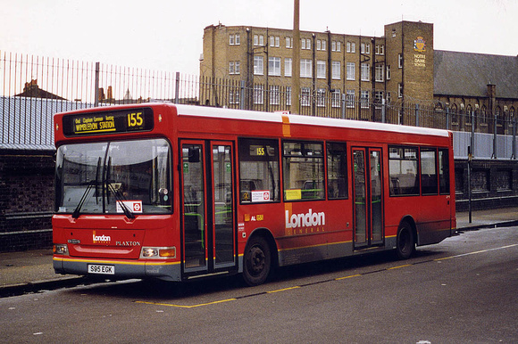 Route 155, London General, LDP95, S95EGK, Southwark