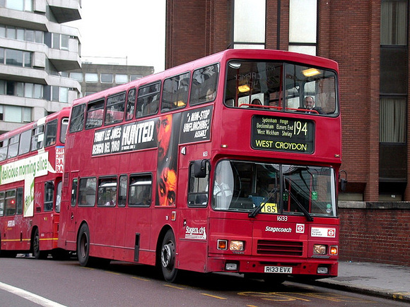 Route 194, Stagecoach London 16133, R133EVX, Croydon