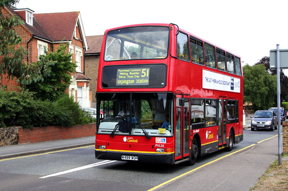 Route 51, London Central, PVL50, W499WGH, Sidcup