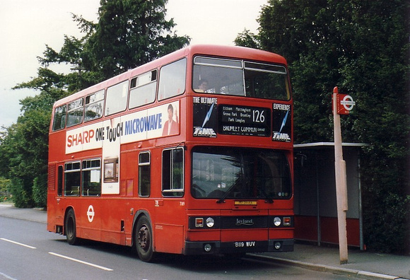 Route 126, London Transport, T1119, B119WUV