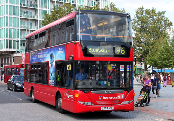 Route 96, Stagecoach London 15045, LX09ABF, Woolwich