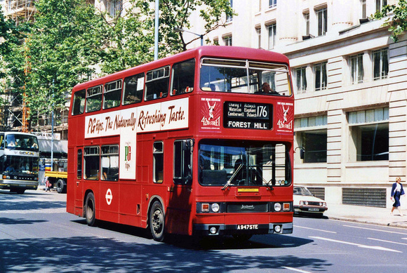 Route 176, London Transport, T947, A947SYE, Aldwych