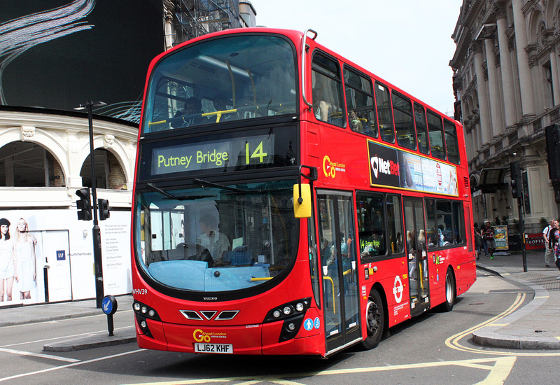 bus number 14 route london