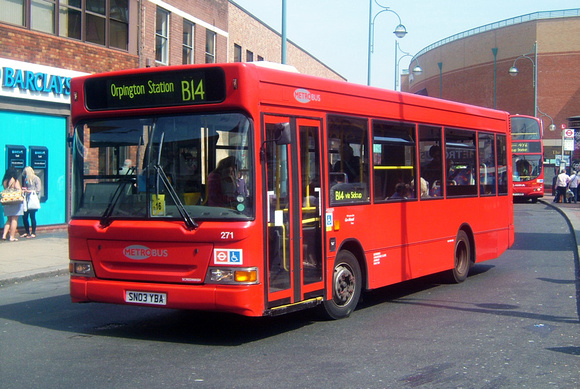 Route B14, Metrobus 271, SN03YBA, Bexleyheath