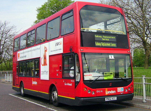 London General, EVL16, PN02XCC, Crystal Palace Bus Station
