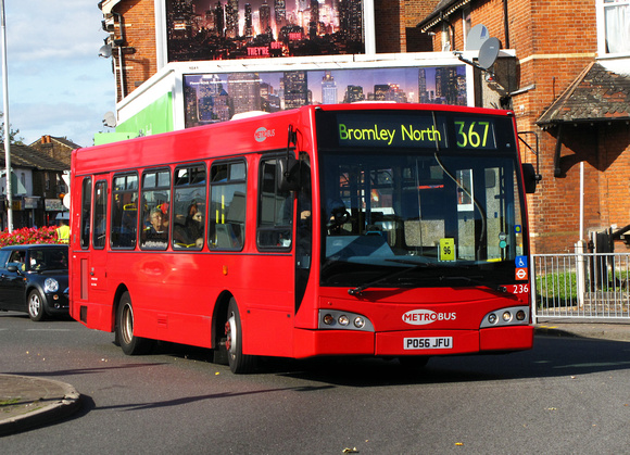 Route 367, Metrobus 236, PO56JFU, Croydon