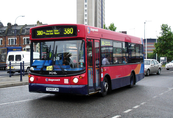 Route 380, Stagecoach London 34248, Y248FJN, Lewisham
