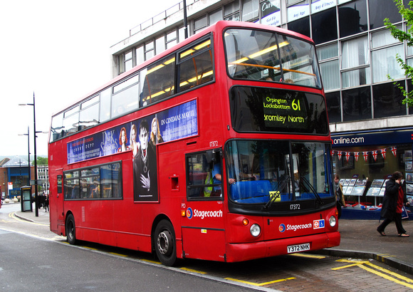 Route 61, Stagecoach London 17372, Y372NHK, Bromley South Stn