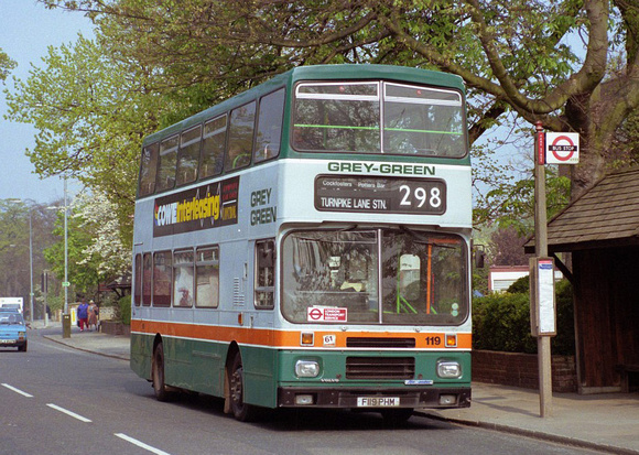 Route 298, Grey Green 119, F119PHM, Southgate