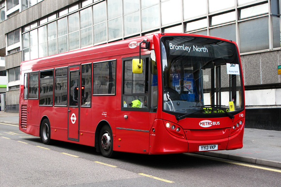 Route 367, Metrobus 190, YY13VKP, East Croydon