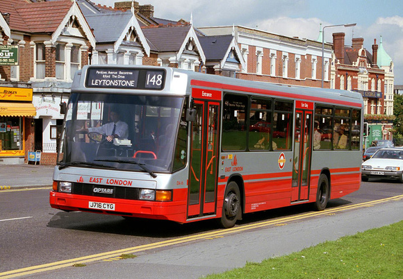 Route 148, East London Buses, DA6, J716CYG, Wanstead