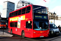 Route 453, Go Ahead London, E168, SN61BGX, Trafalgar Square