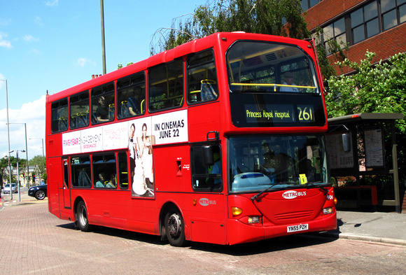 Route 261, Metrobus 906, YN55PZH, Bromley