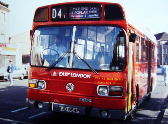 Route D4, East London Buses, LS54, KJD554P, Limehouse
