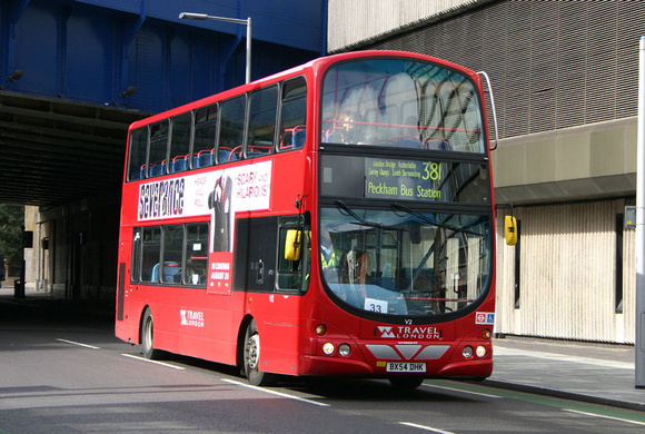 Route 381, Travel London, V2, BX54DHK, Southwark Street