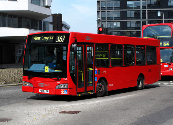 Route 367, Metrobus 260, PN06UYP, Croydon