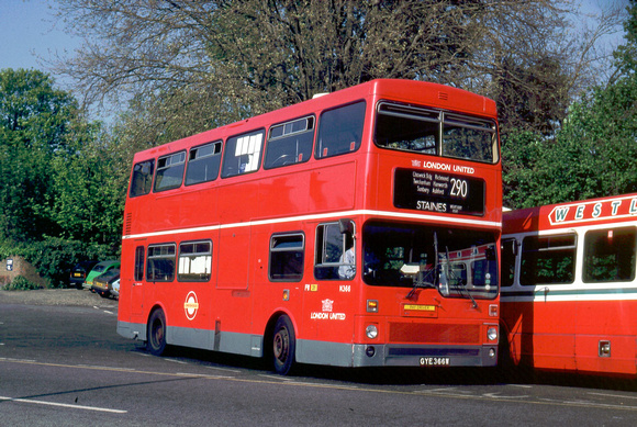 Route 290, London United, M366, GYE366W
