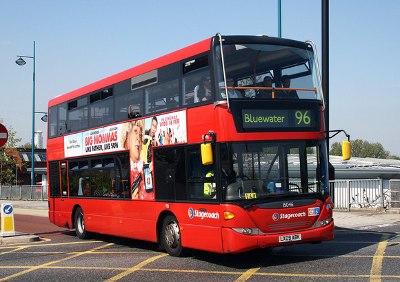Route 96, Stagecoach London 15046, LX09ABK, Plumstead