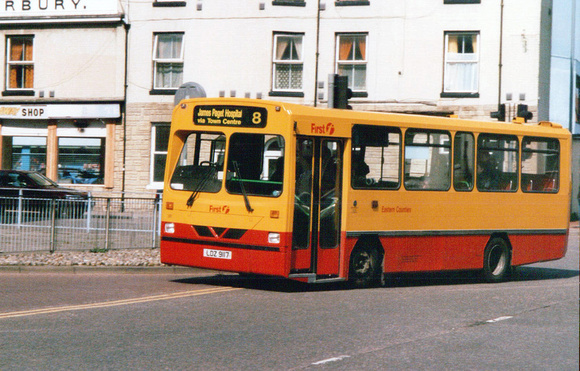 Route 8, First, DW117, Great Yarmouth