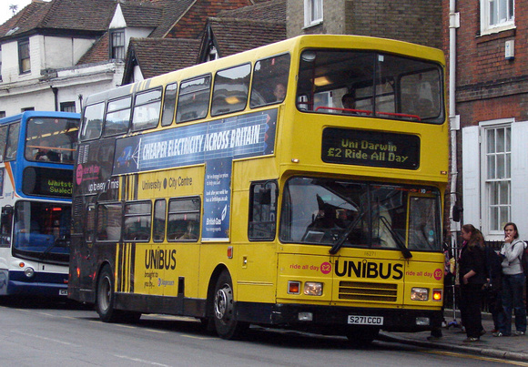 Route UniBus, Stagecoach East Kent 16271, S271CCD, Canterbury
