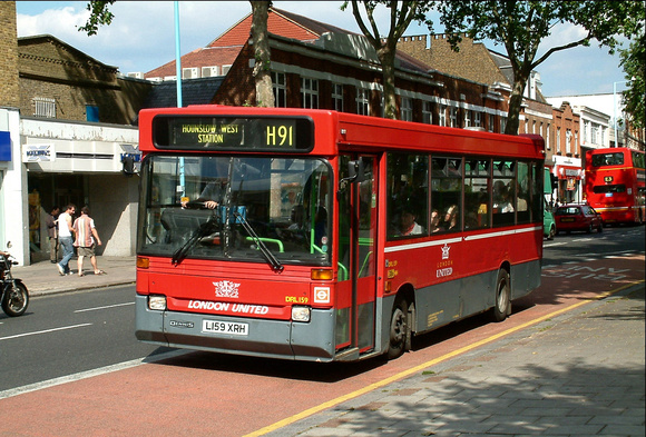 Route H91, London United, DRL159, L159XRH, Chiswick