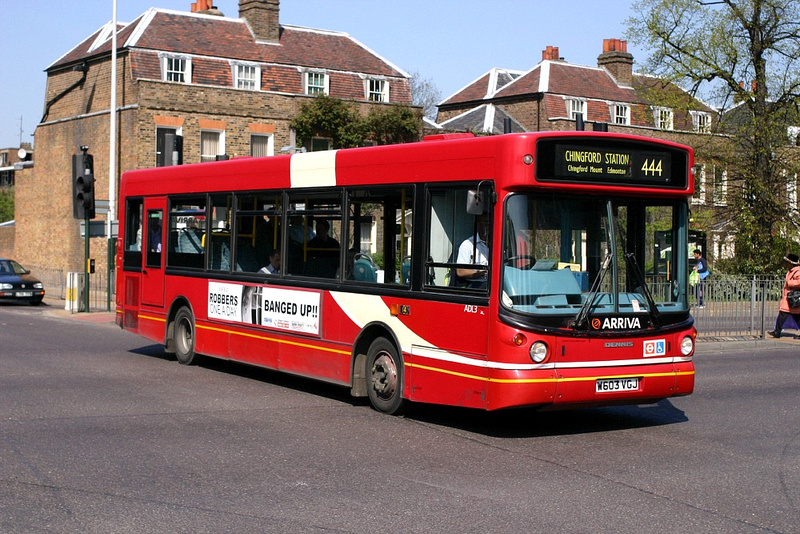 London Bus Routes | Route 444: Chingford Station - Turnpike Lane Station