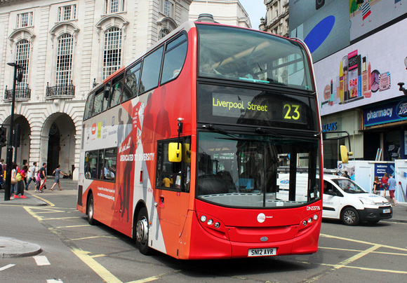 Route 23, Tower Transit, DN33776, SN12AVR, Piccadilly Circus