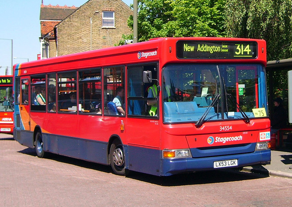 Route 314, Stagecoach London 34554, LX53LGK, Bromley